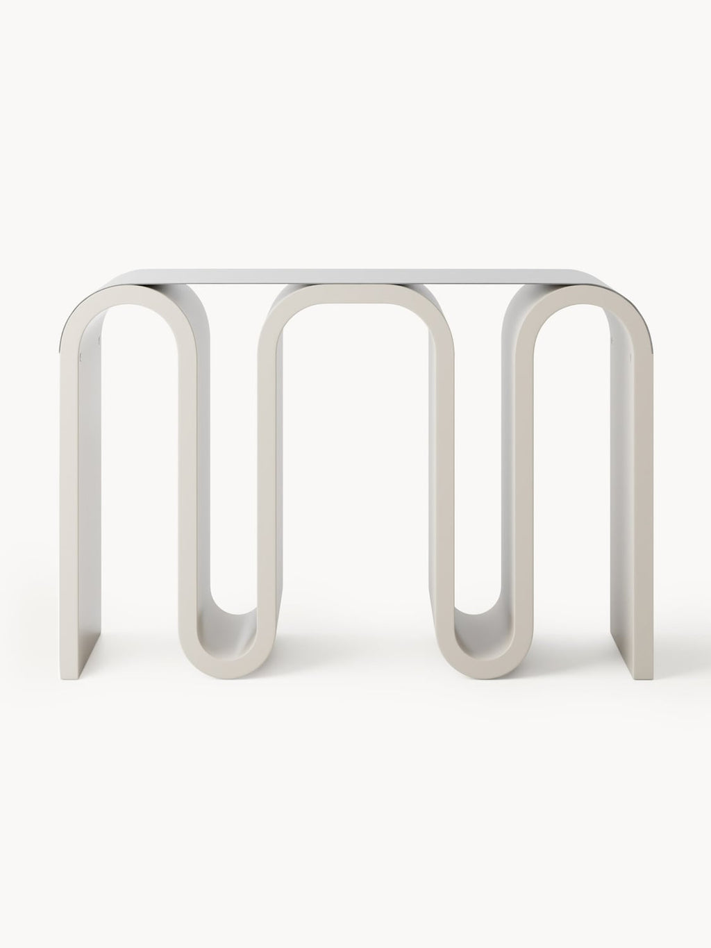 Melek Console Table — Pearl Grey