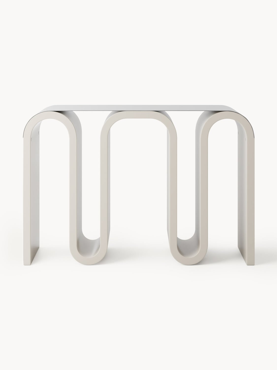 Melek Console Table — Pearl Grey