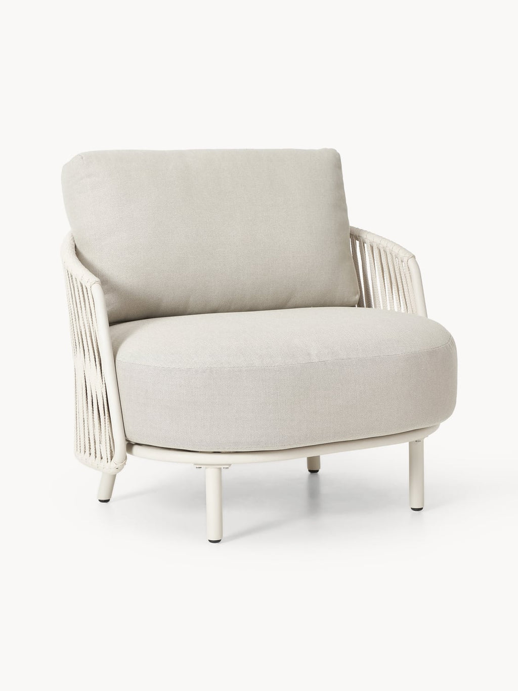 Sienna Garden Lounge Chair — Light Grey