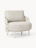 Sienna Garden Lounge Chair — Light Grey