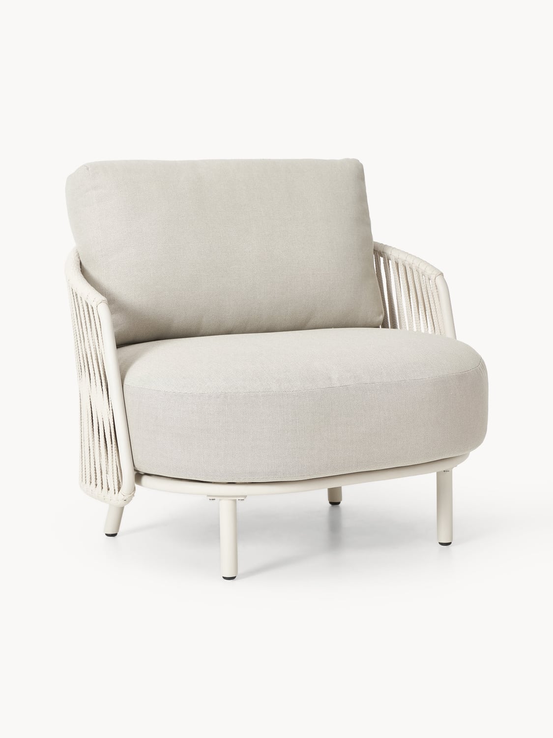 Sienna Garden Lounge Chair — Light Grey