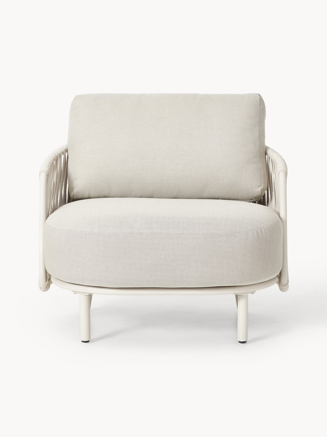 Sienna Garden Lounge Chair — Light Grey