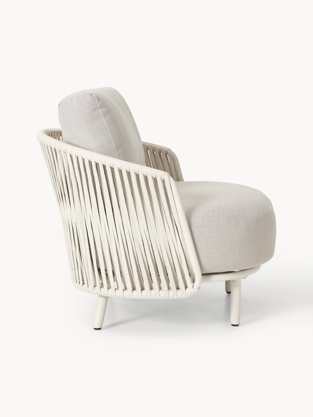 Sienna Garden Lounge Chair — Light Grey