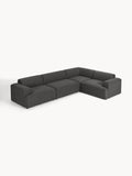 Melva Large Corner Sofa (4-seater) — Green