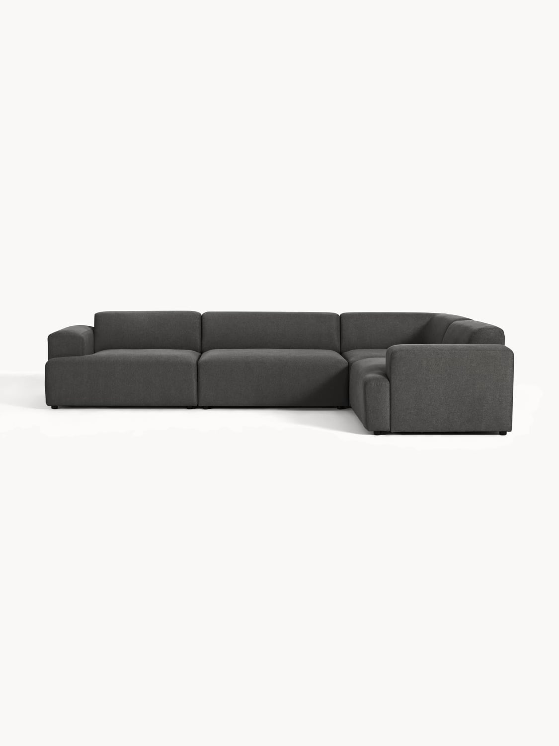 Melva Large Corner Sofa (4-seater) — Green