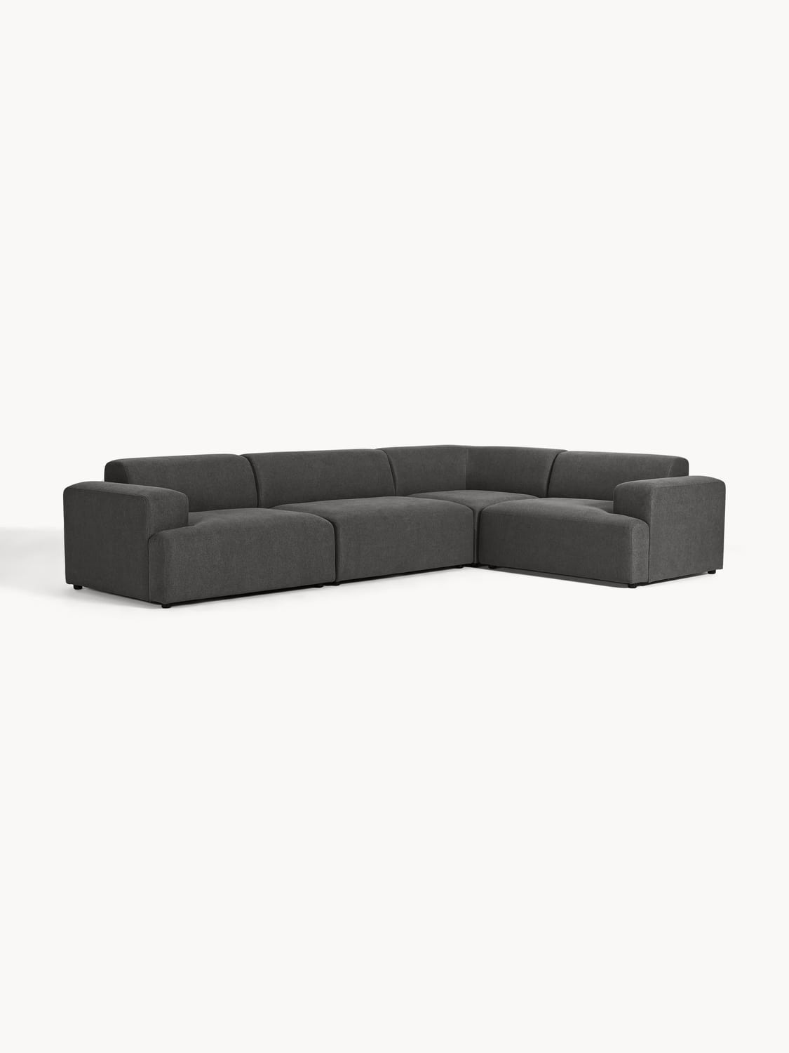 Melva Large Corner Sofa (4-seater) — Green
