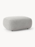 Sofia Bouclé Ottoman — Sage