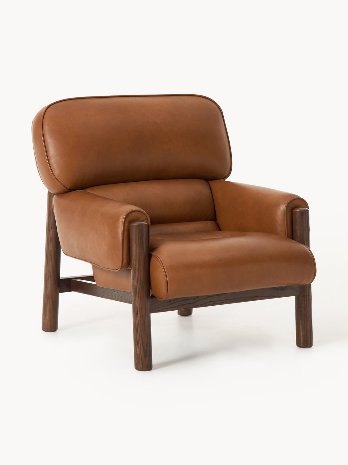 Calum Leather-Lounge Chair