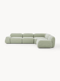 Wolke Modular Bouclé Corner Sofa (4-seater) — Sand Beige