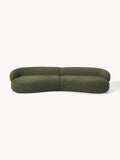 Alba Sofa (4-seater) in Teddy Bouclé — Green