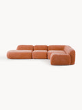 Wolke Modular XL Corner Sofa with Chaise Longue — Caramel