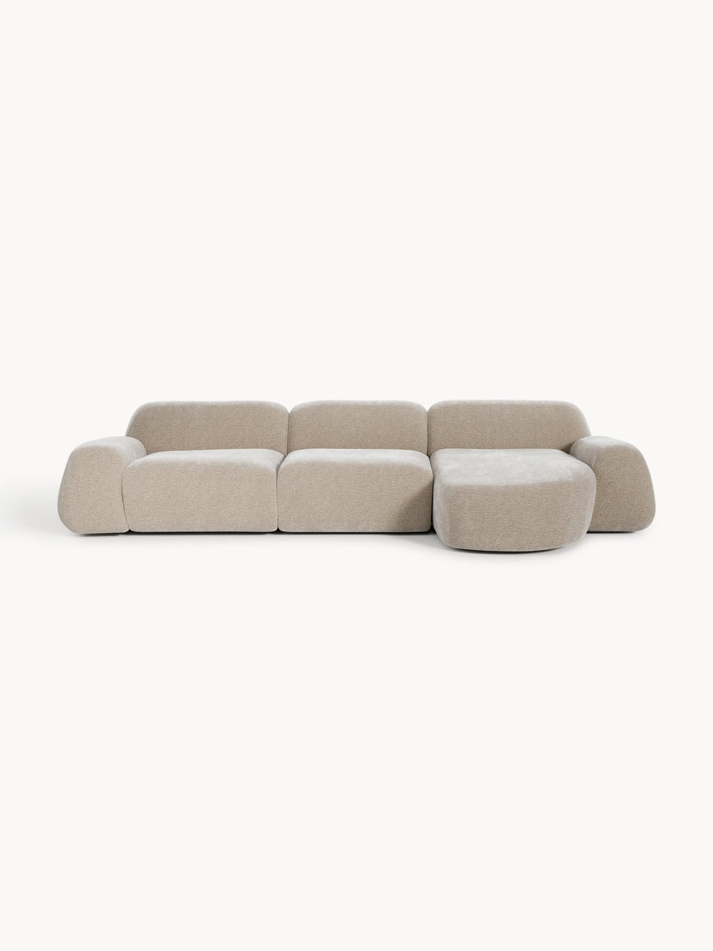Wolke Modular Teddy-Corner Sofa (4-seater) — Sage