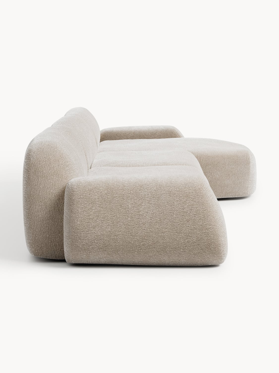 Wolke Modular Teddy-Corner Sofa (4-seater) — Sage
