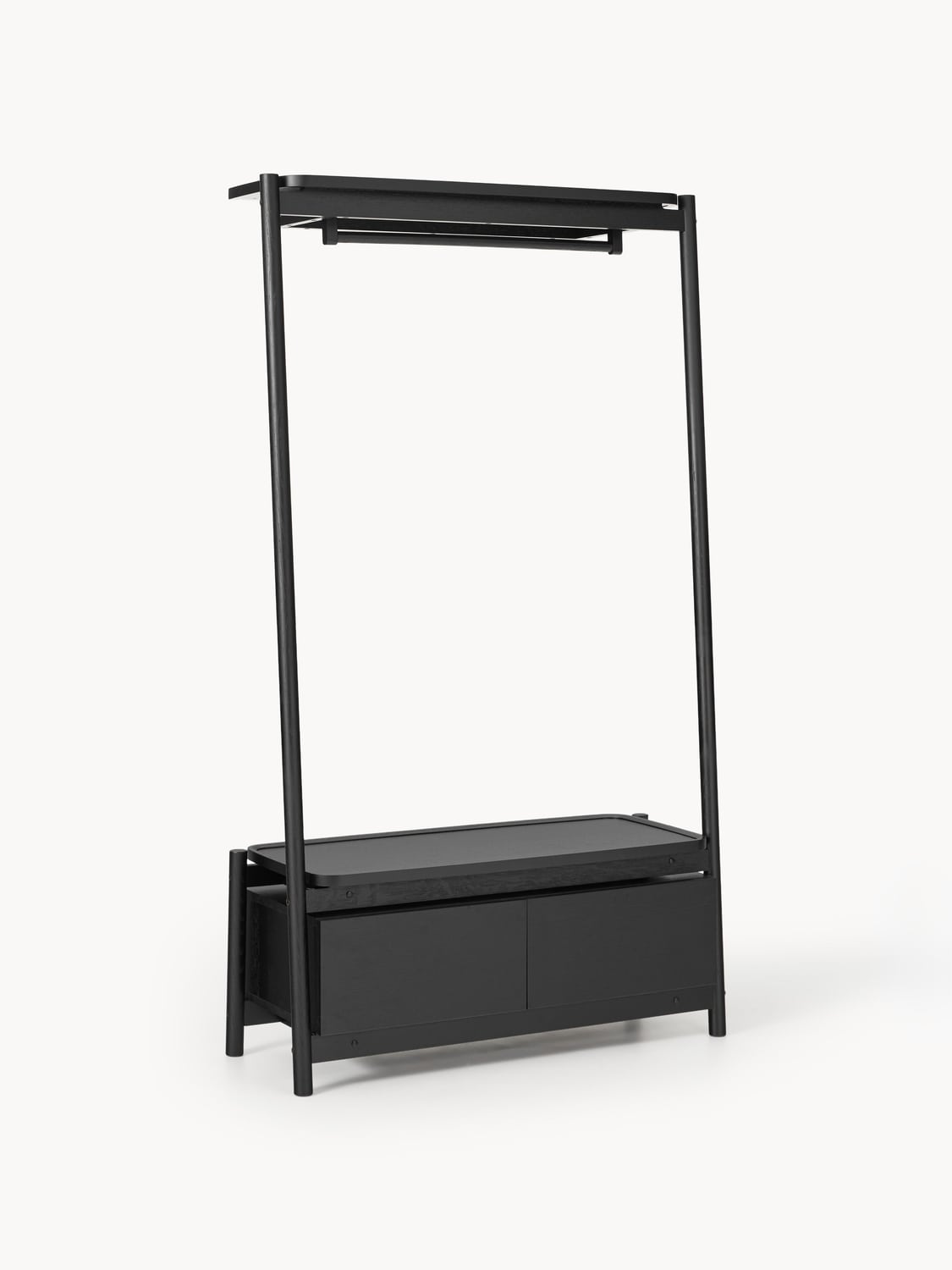 Libby Wooden Coat Stand — Dark Grey