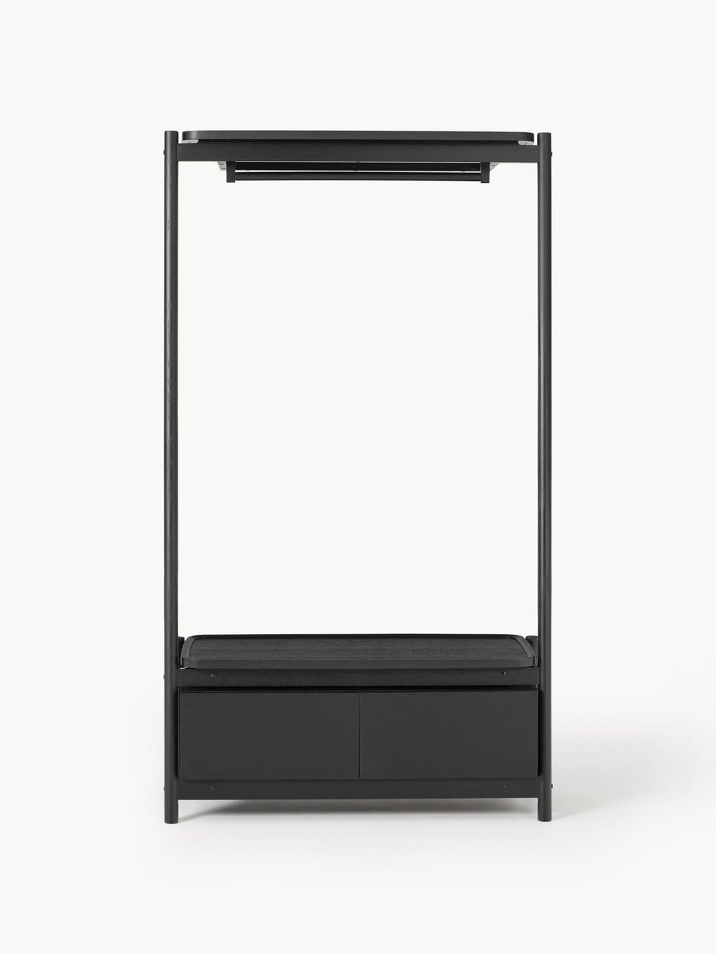 Libby Wooden Coat Stand — Dark Grey