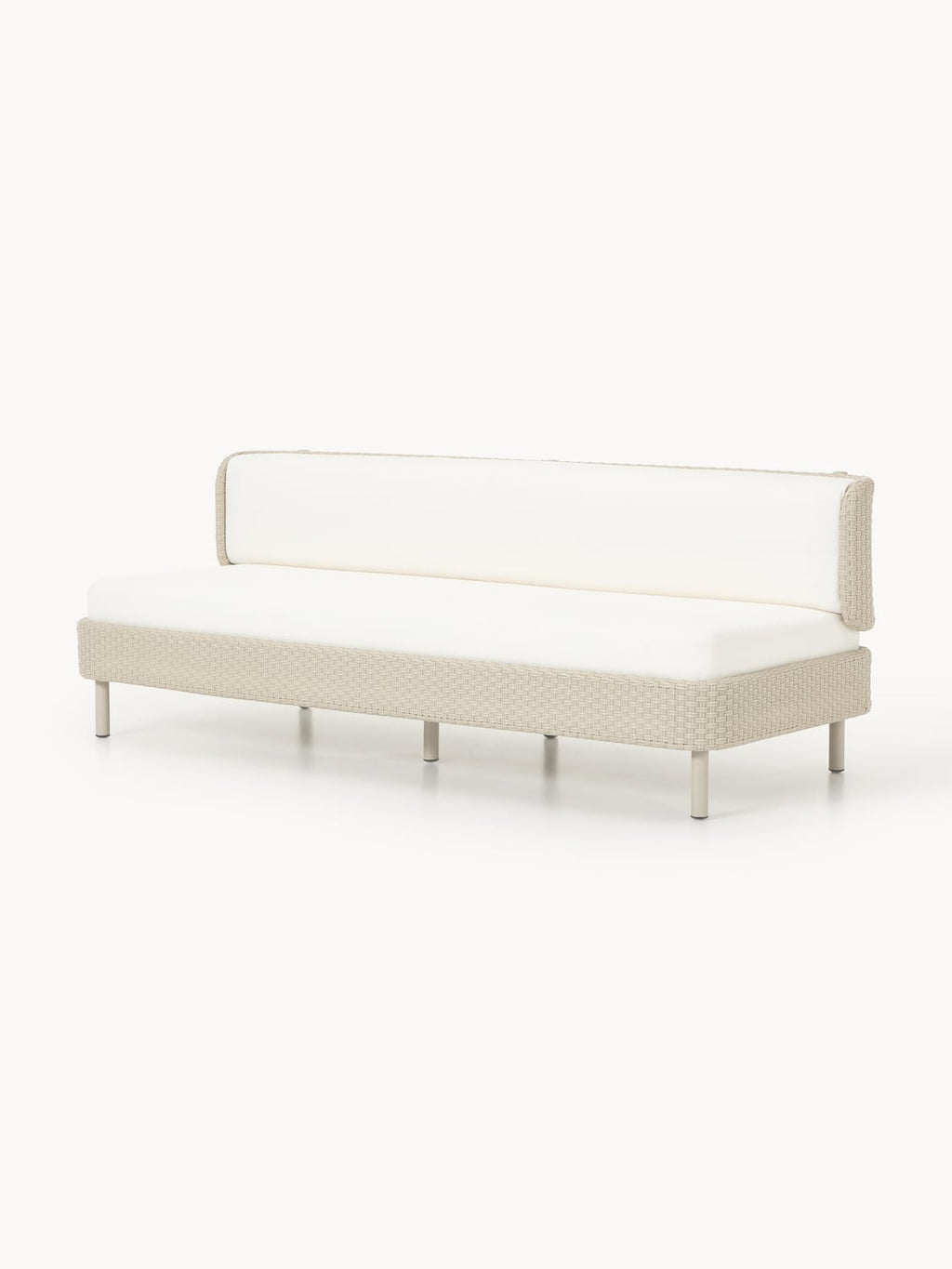 Hani Modular Garden Sofa (3-seater) with Protective Cover — Off-White