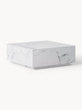 Lesley Coffee Table in Marble-Look — Light Grey