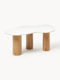 Naruto Marble-Coffee Table in Organic Form — Sand