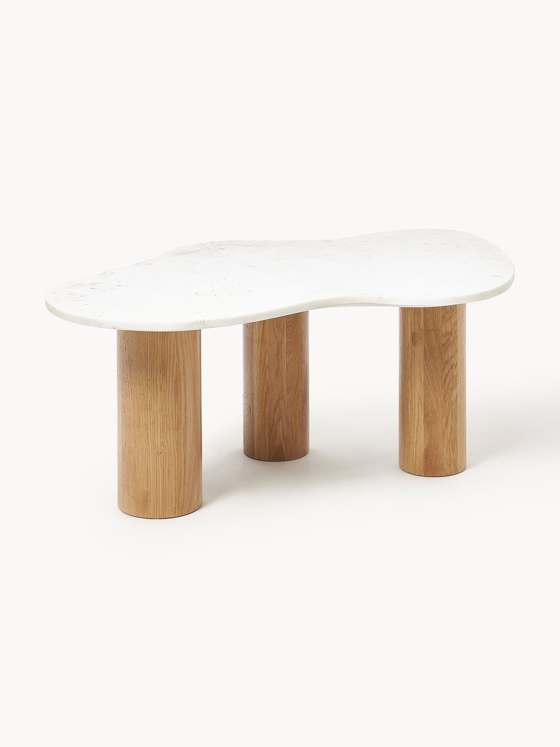 Naruto Marble-Coffee Table in Organic Form — Sand