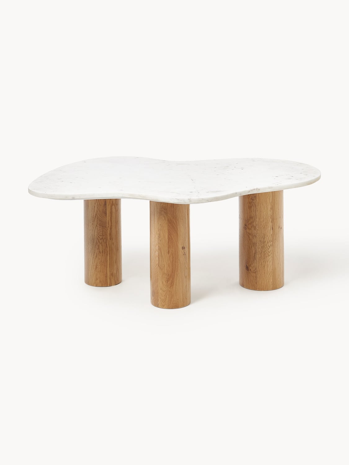 Naruto Marble-Coffee Table in Organic Form — Sand