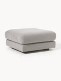 Tribeca Bouclé Sofa Ottoman — Grey