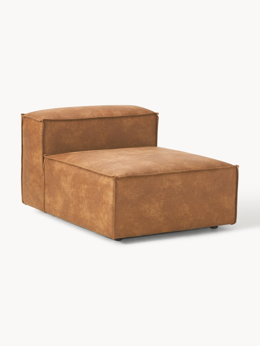 Lennon Middle Module in Leather — Caramel