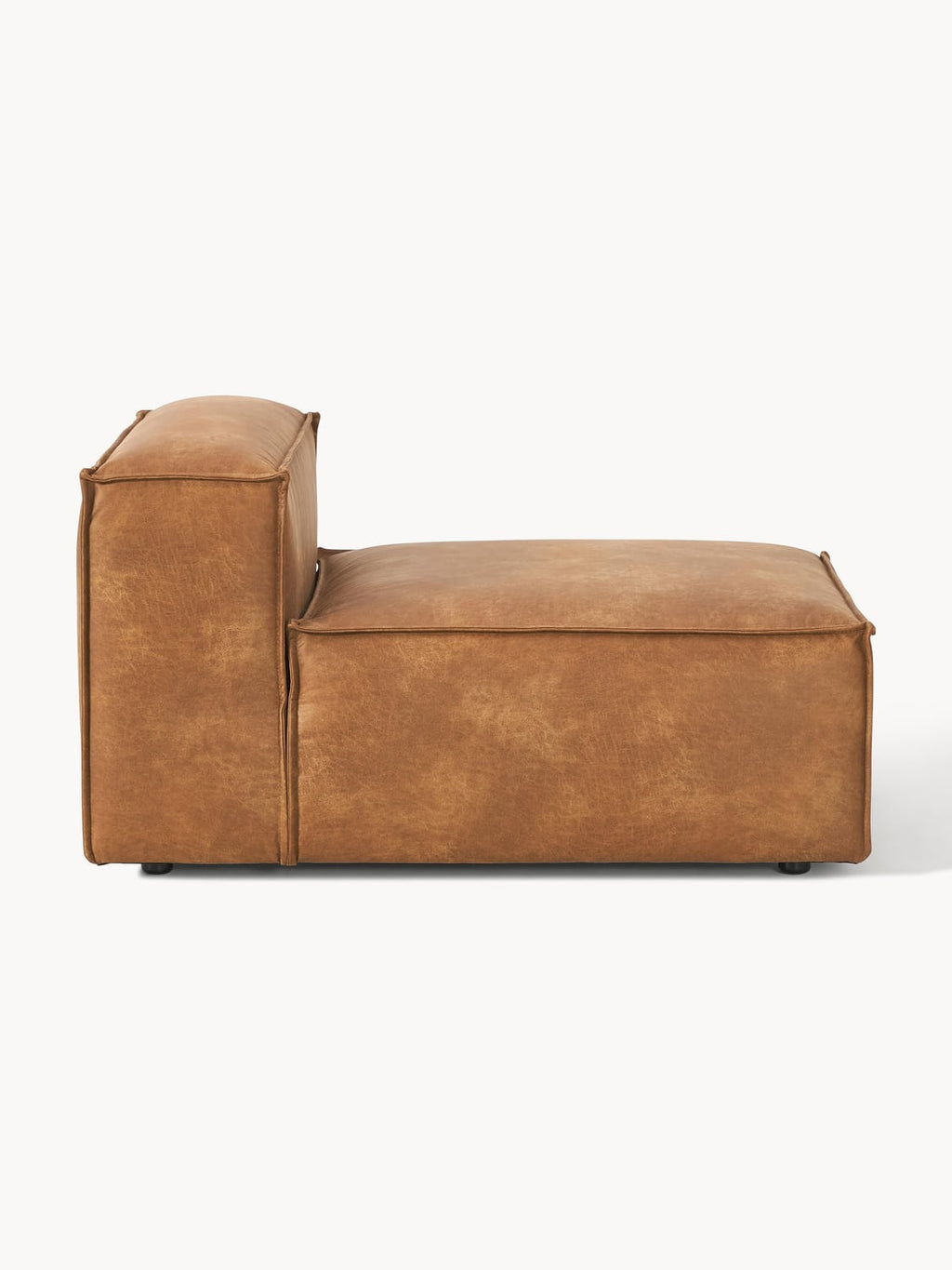 Lennon Middle Module in Leather — Caramel