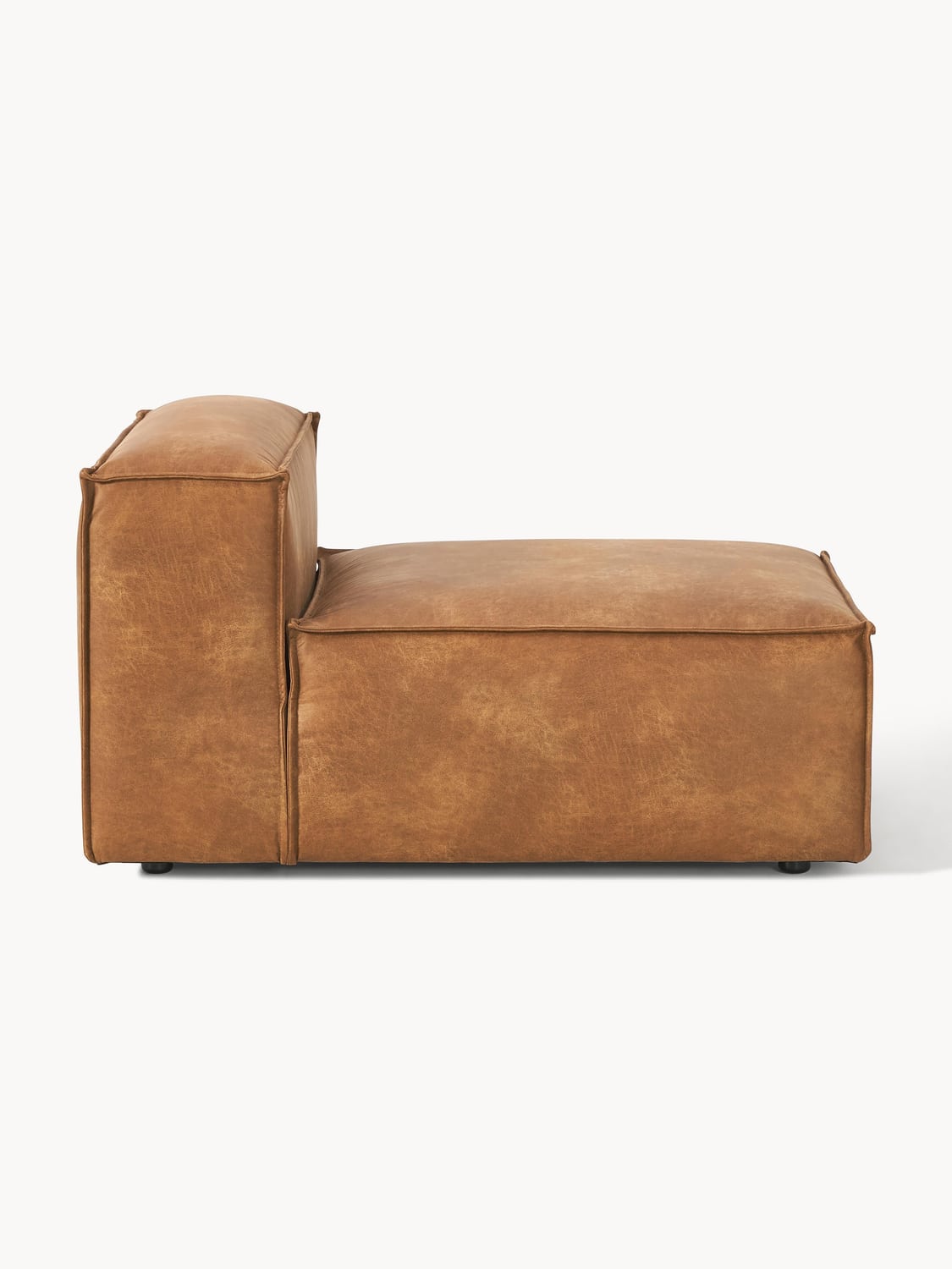Lennon Middle Module in Leather — Caramel