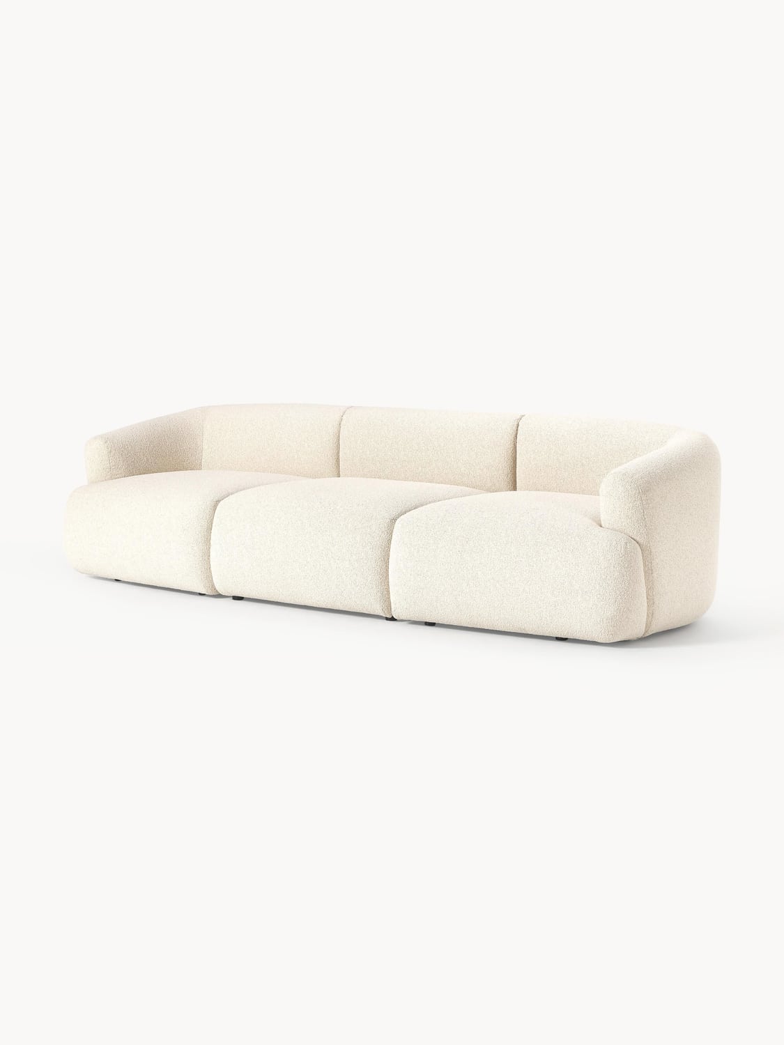 Sofia Modular Bouclé Sofa (3-seater) — Off-White
