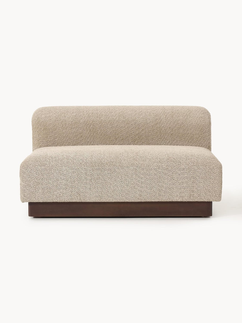 Natalie Sofa (2-seater) in Teddy Bouclé — Warm Grey