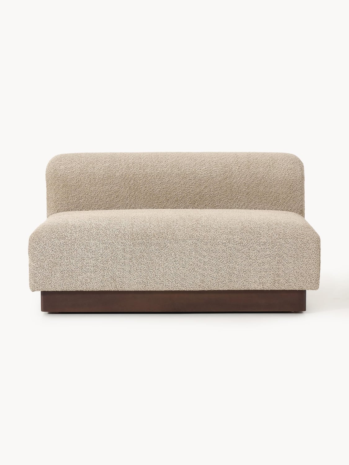 Natalie Sofa (2-seater) in Teddy Bouclé — Warm Grey