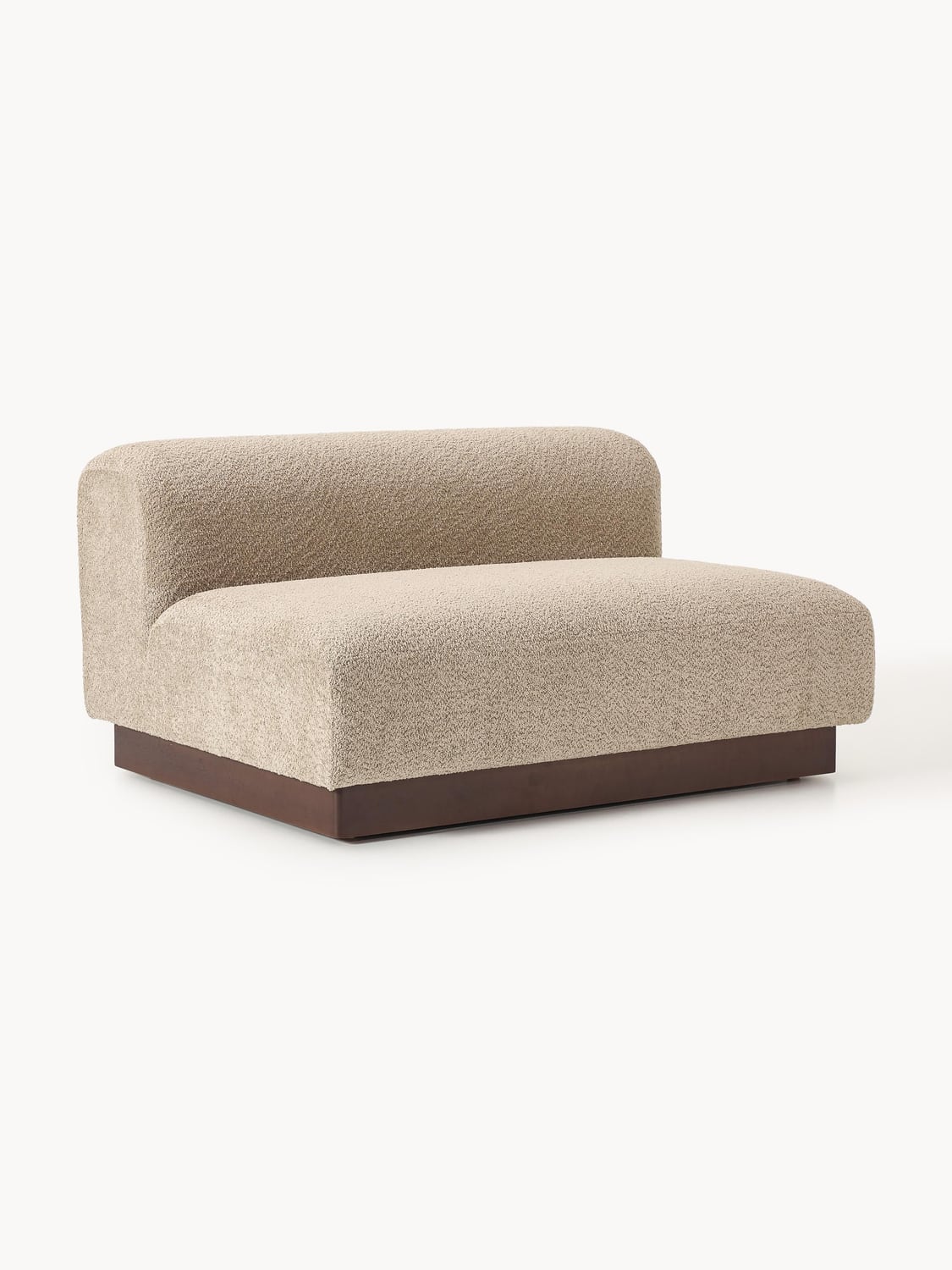 Natalie Sofa (2-seater) in Teddy Bouclé — Warm Grey