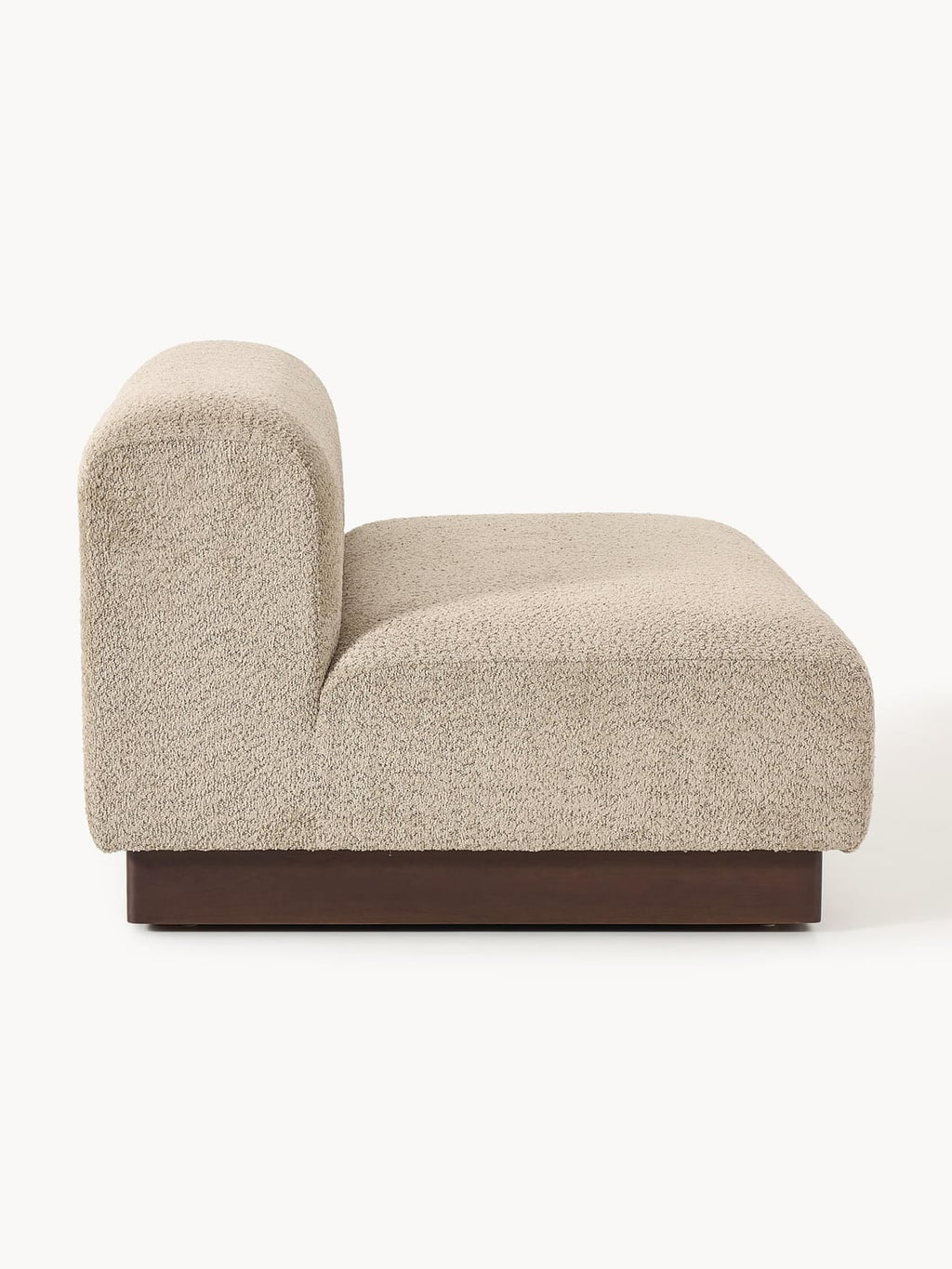 Natalie Sofa (2-seater) in Teddy Bouclé — Warm Grey