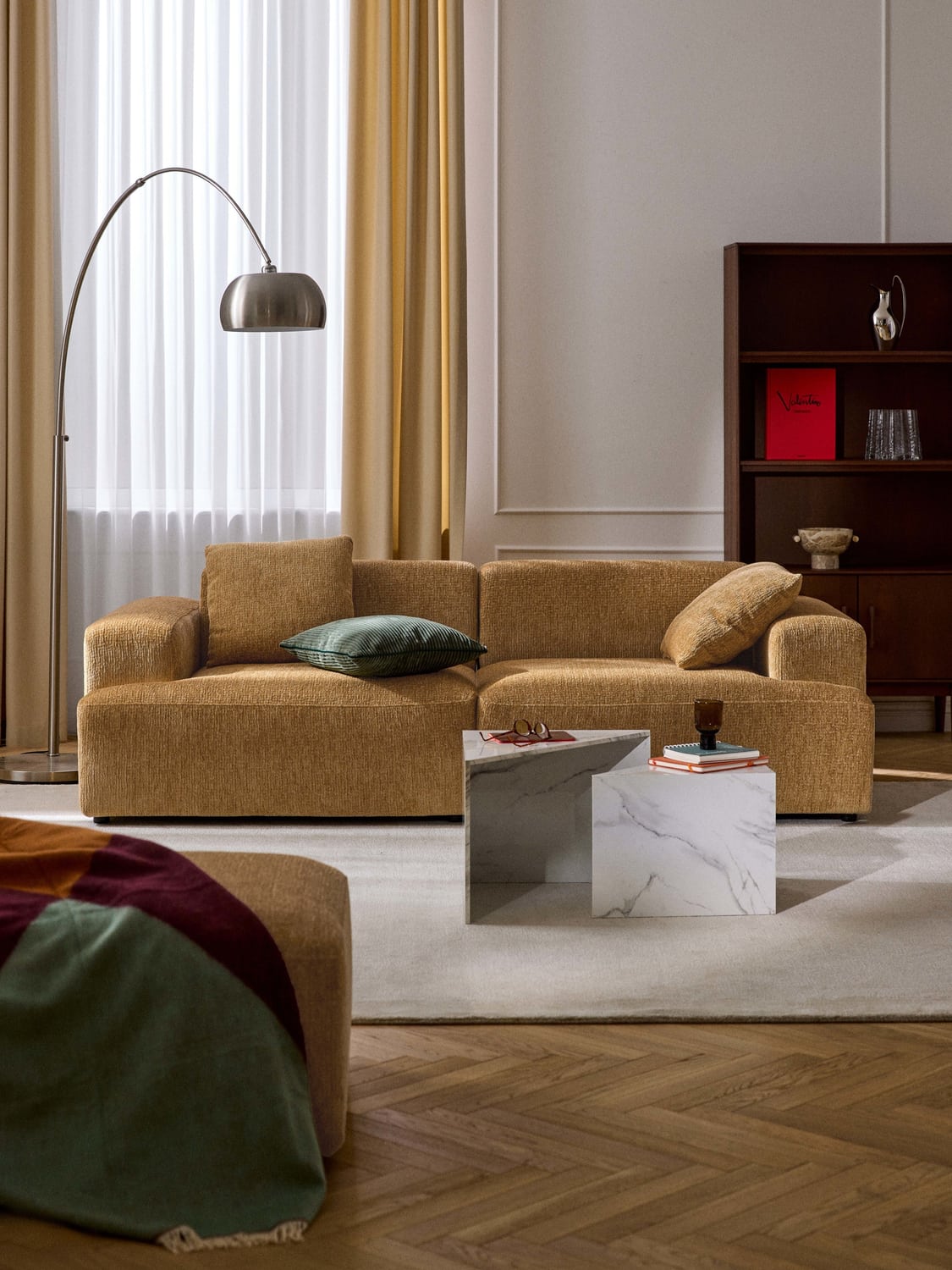 Melva Sofa (3-seater) — Yellow