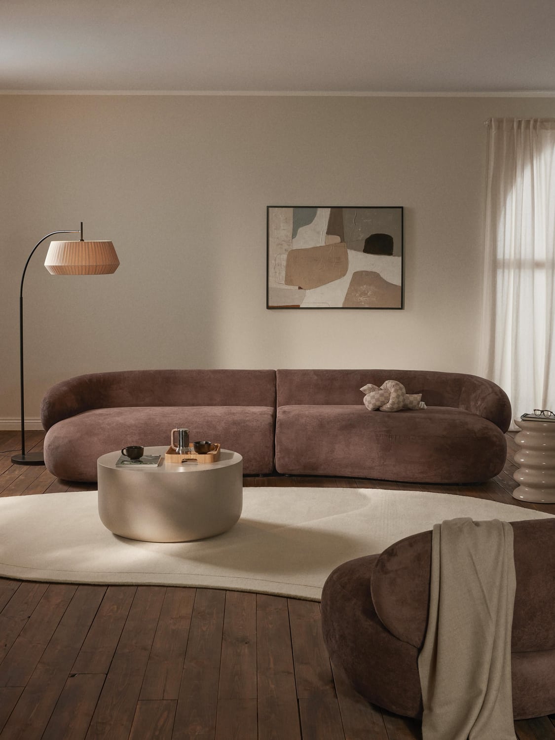 Alba Sofa (4-seater) — Anthracite
