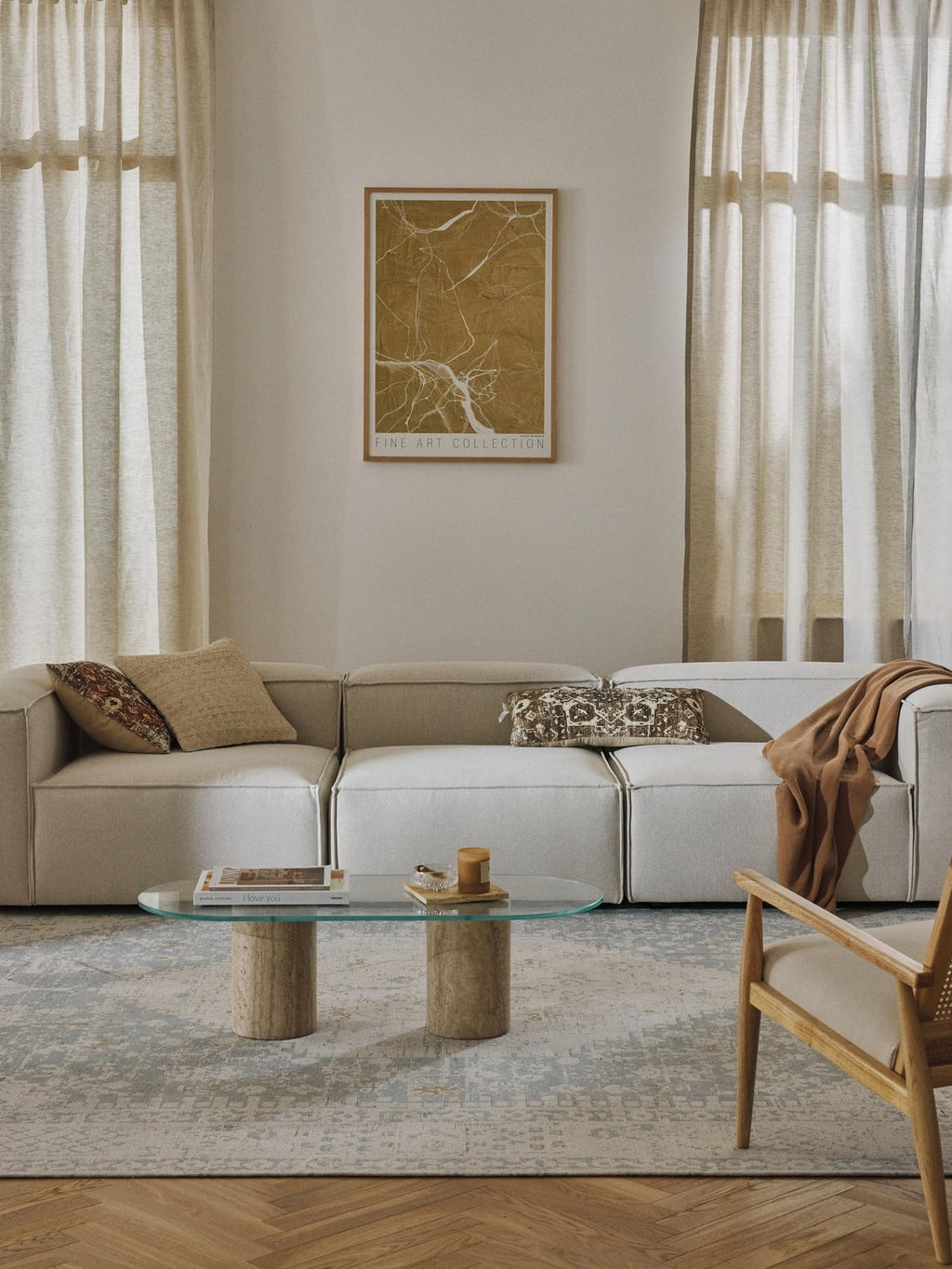 Lennon Modular Sofa (4-seater) — Off-White