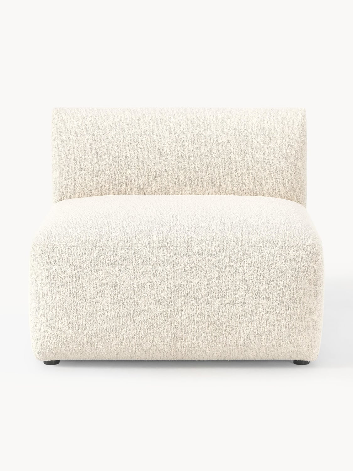 Sofia Bouclé Middle Module — Ivory