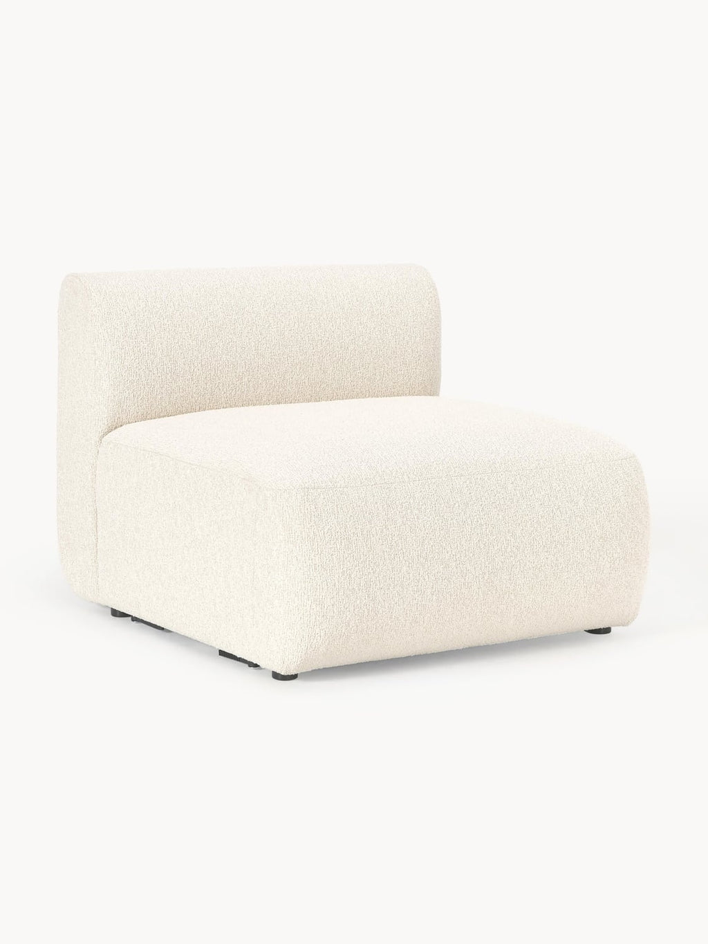 Sofia Bouclé Middle Module — Ivory