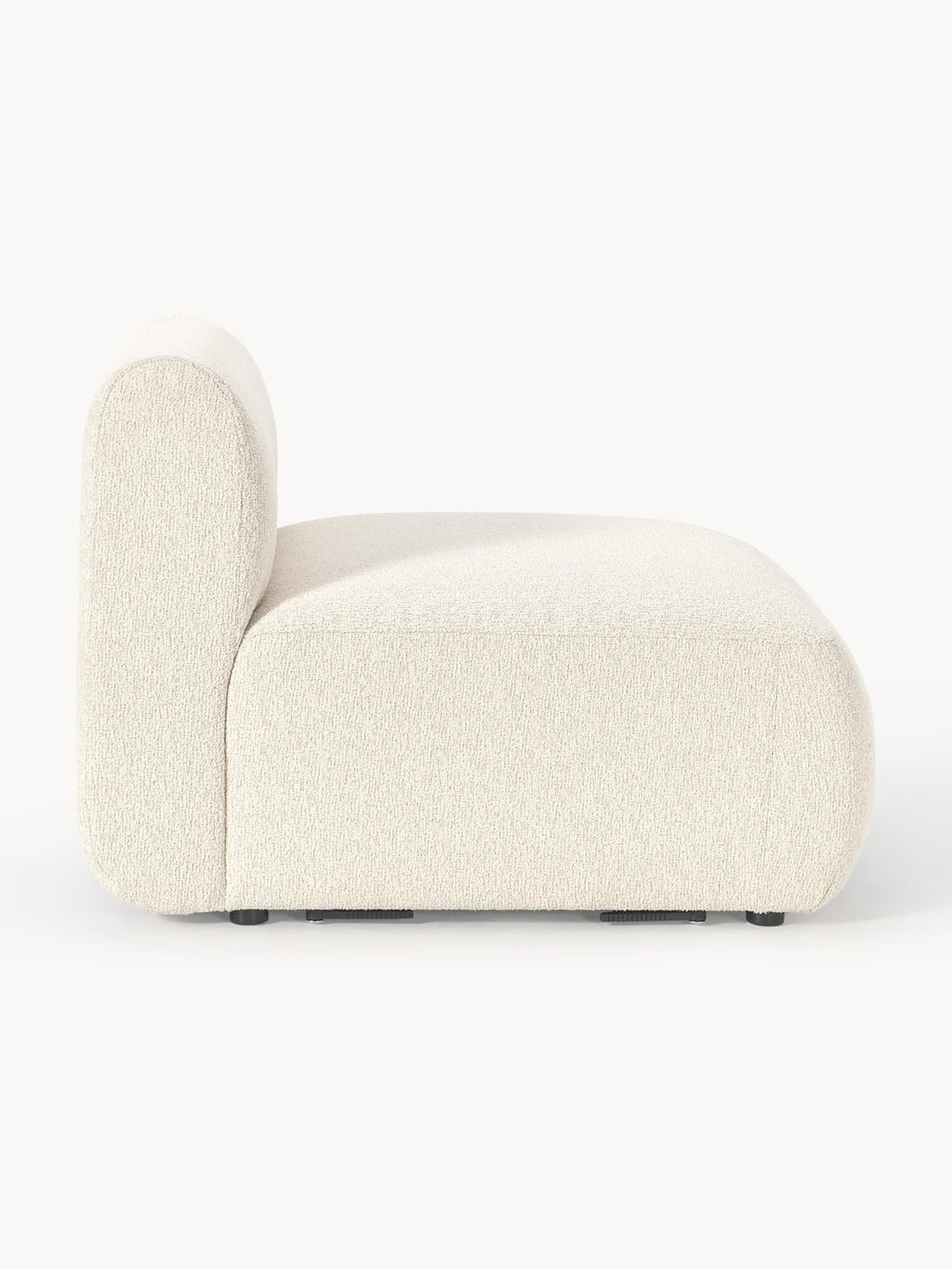 Sofia Bouclé Middle Module — Ivory