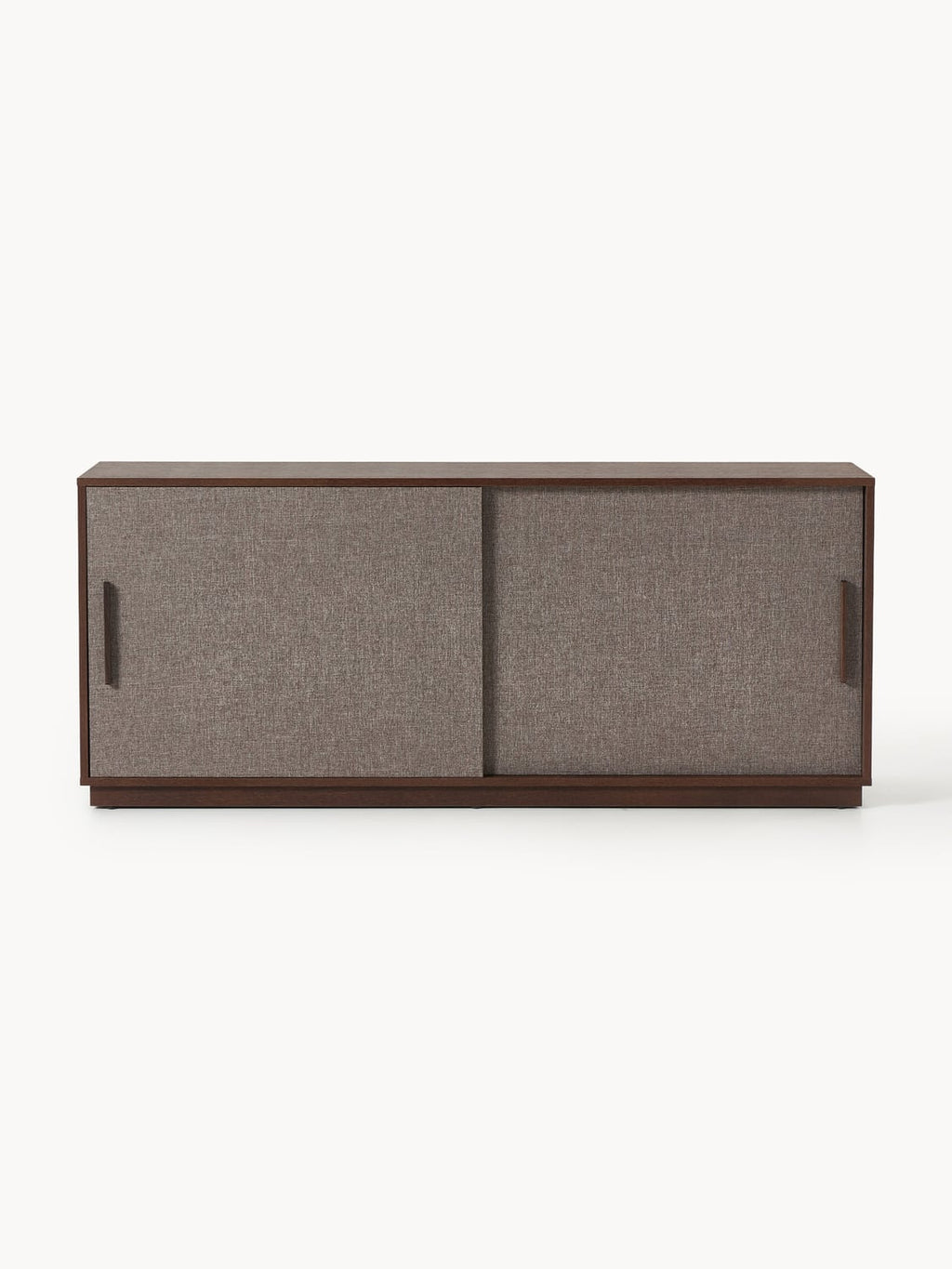 Wisp Wooden Sideboard with Upholstered Front — Dark Grey