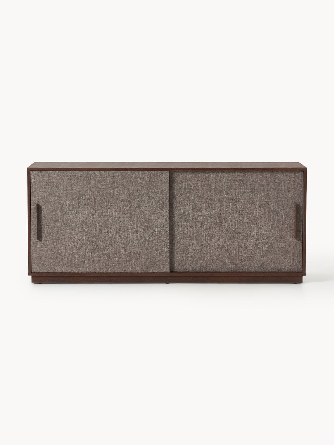 Wisp Wooden Sideboard with Upholstered Front — Dark Grey