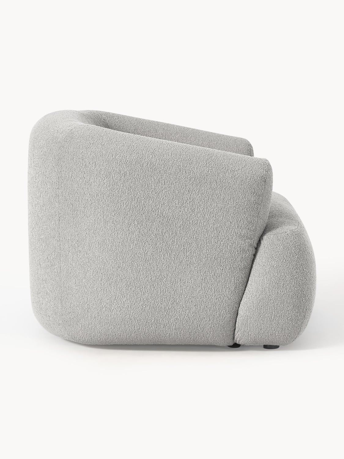 Sofia Bouclé Armchair — Stone Grey