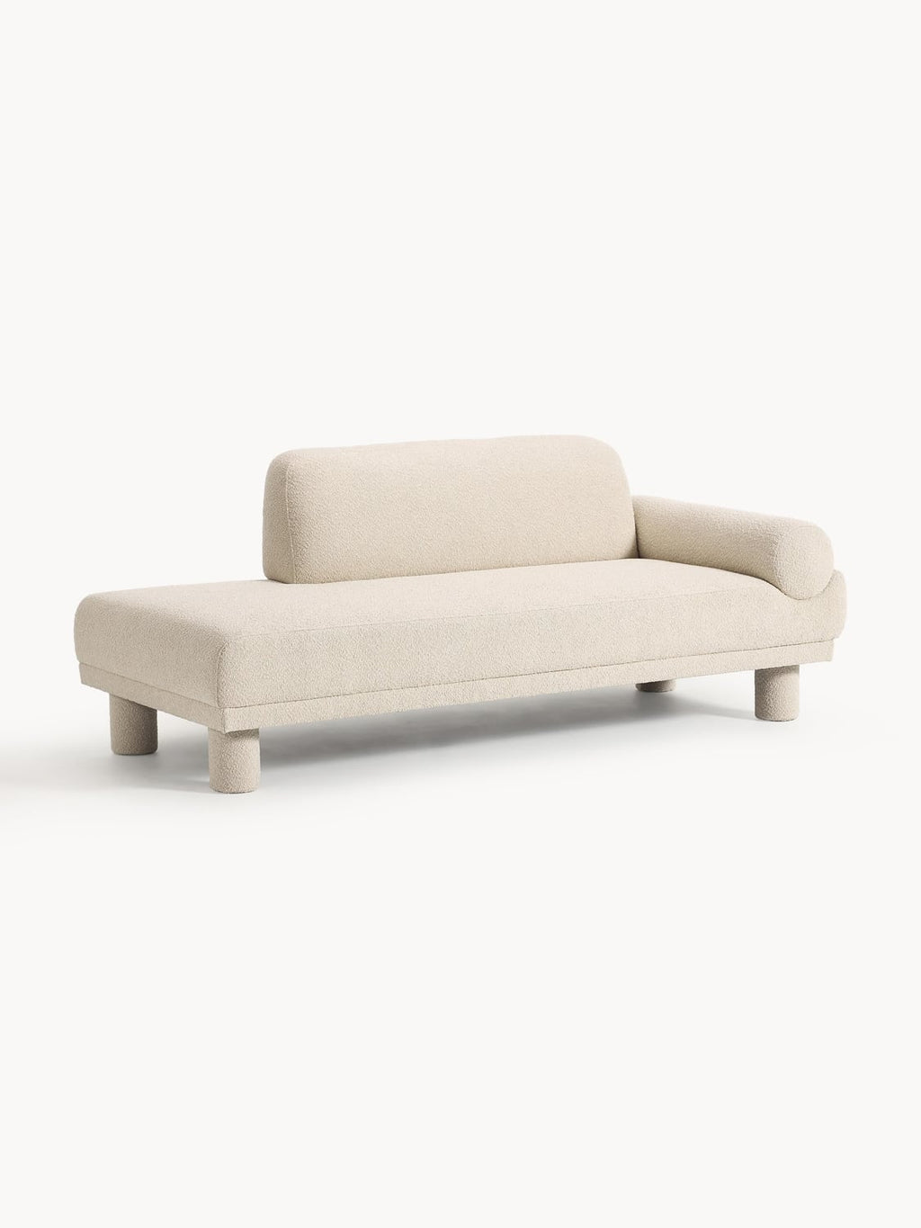 Lilo Bouclé-Ottoman — Blush