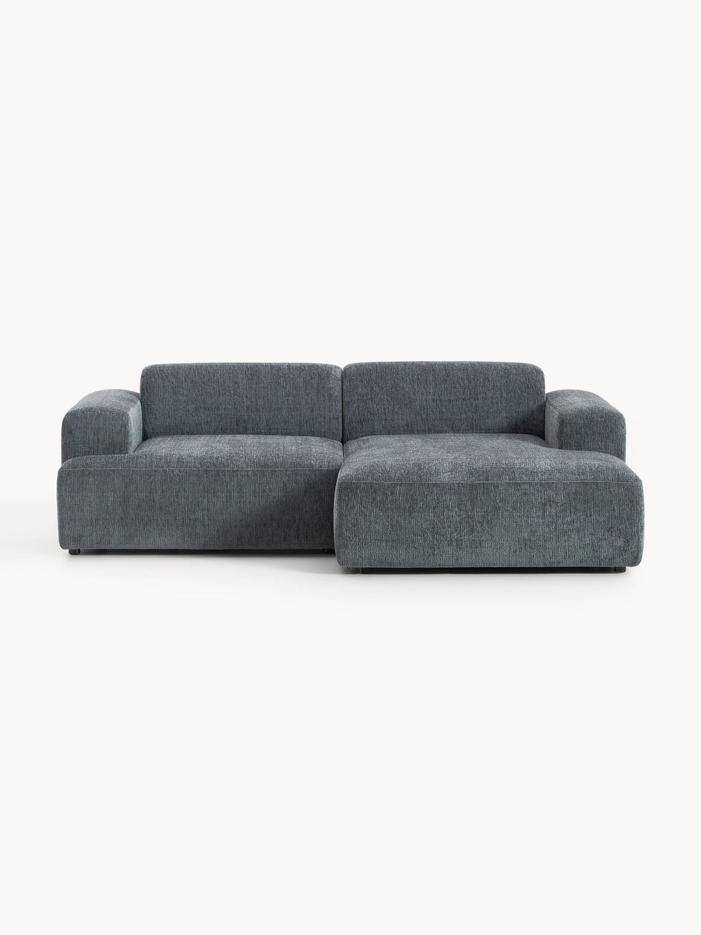 Melva Corner Sofa (3-seater) — Dark Grey