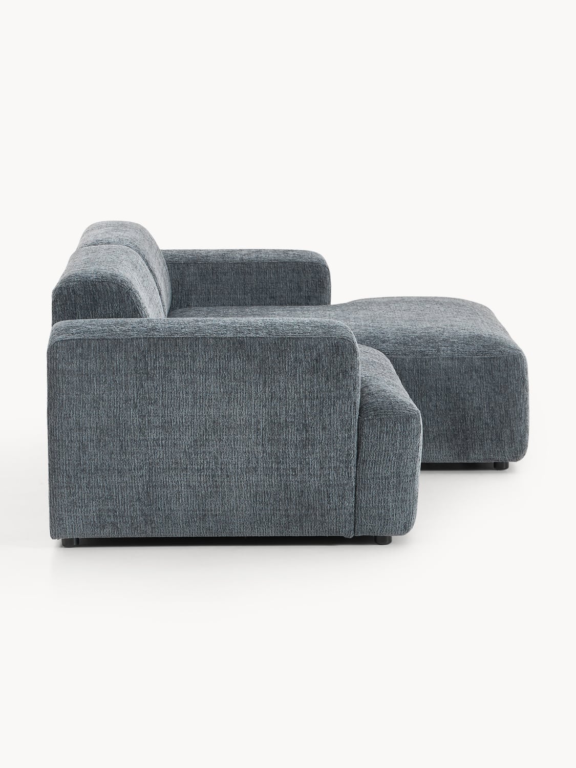 Melva Corner Sofa (3-seater) — Dark Grey