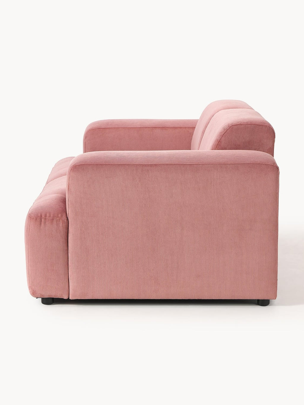 Melva Corduroy-Sofa (2-seater) — Warm Grey