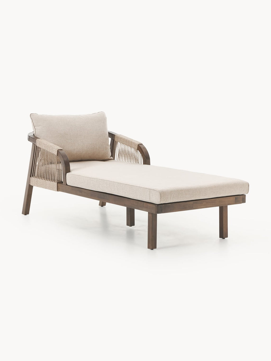 Lu Garden Daybed in Acacia — Light Grey