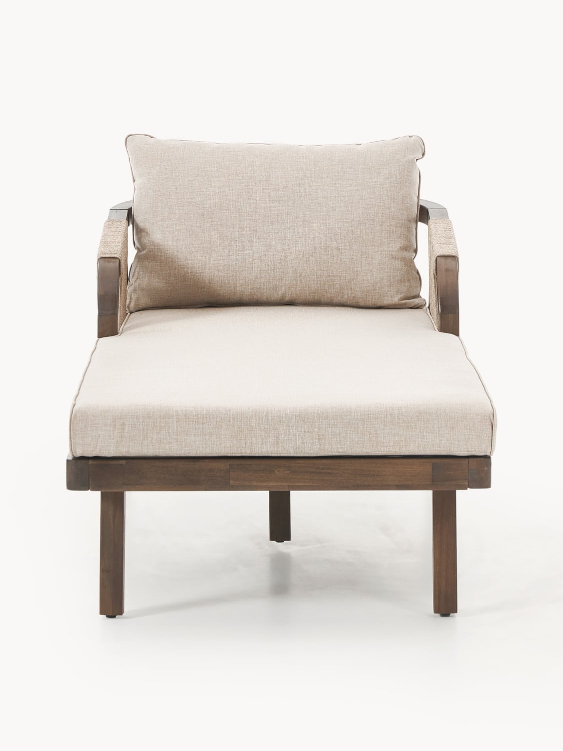 Lu Garden Daybed in Acacia — Light Grey