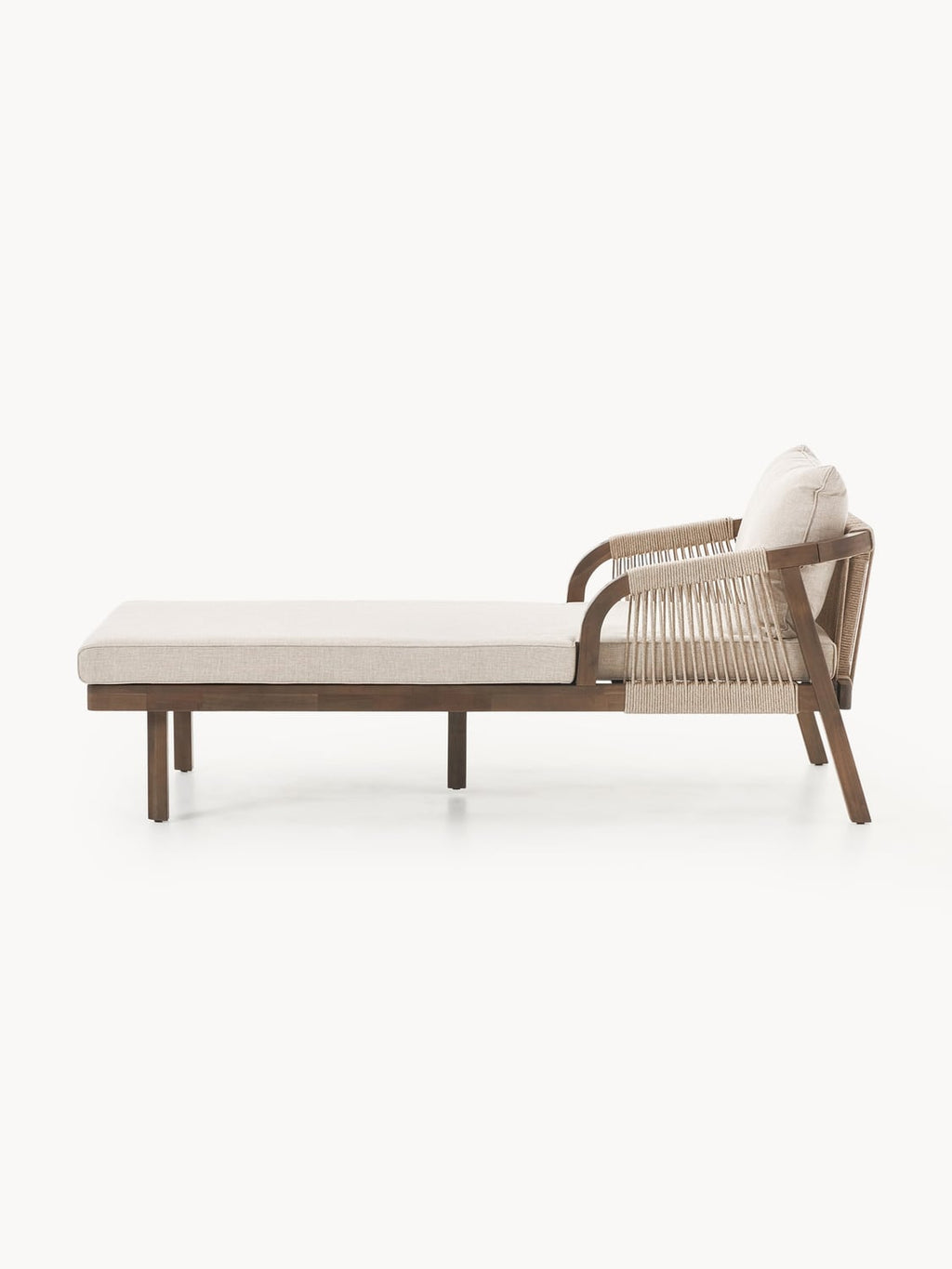 Lu Garden Daybed in Acacia — Light Grey