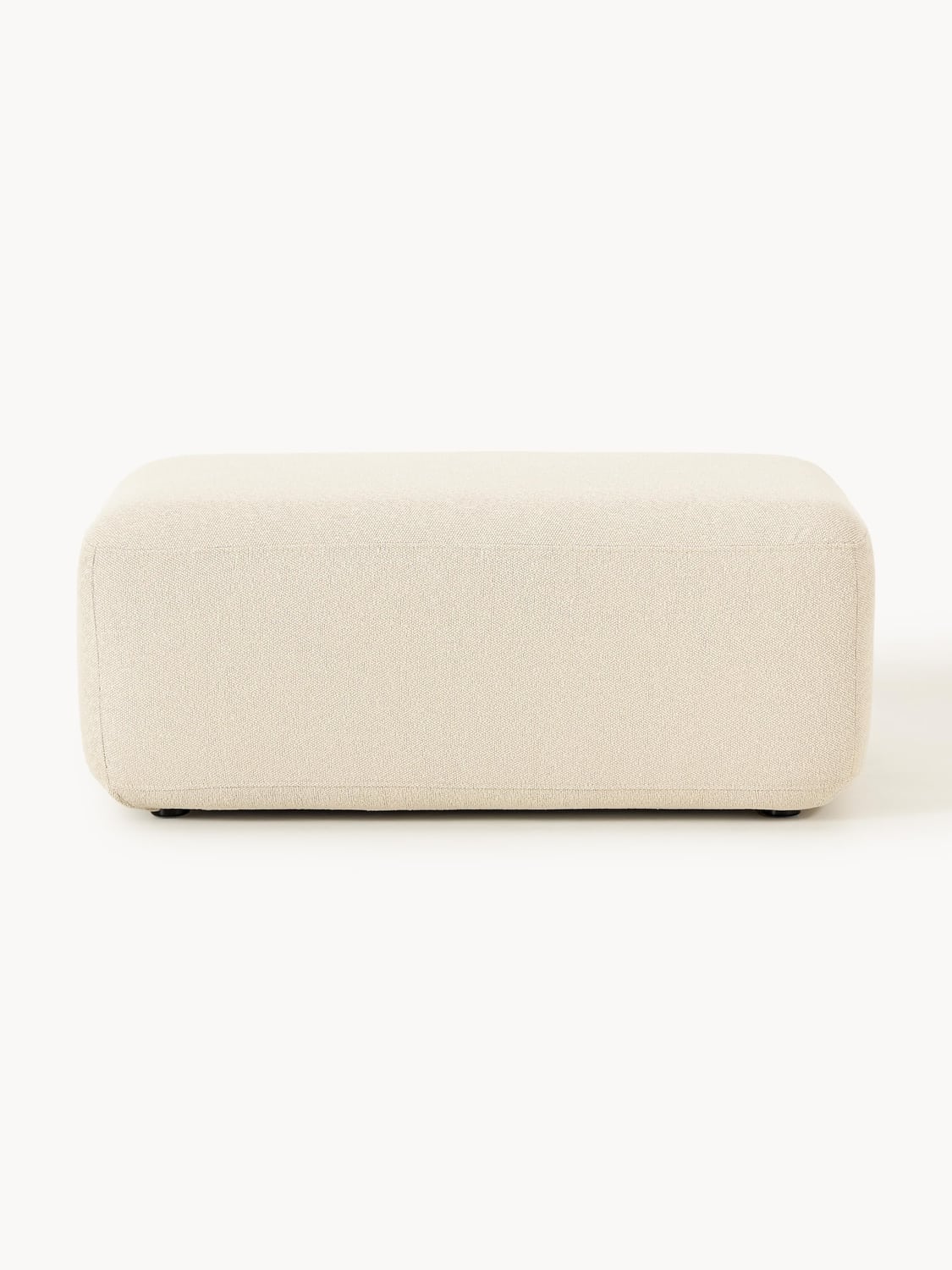 Naomi Garden Ottoman — Blush